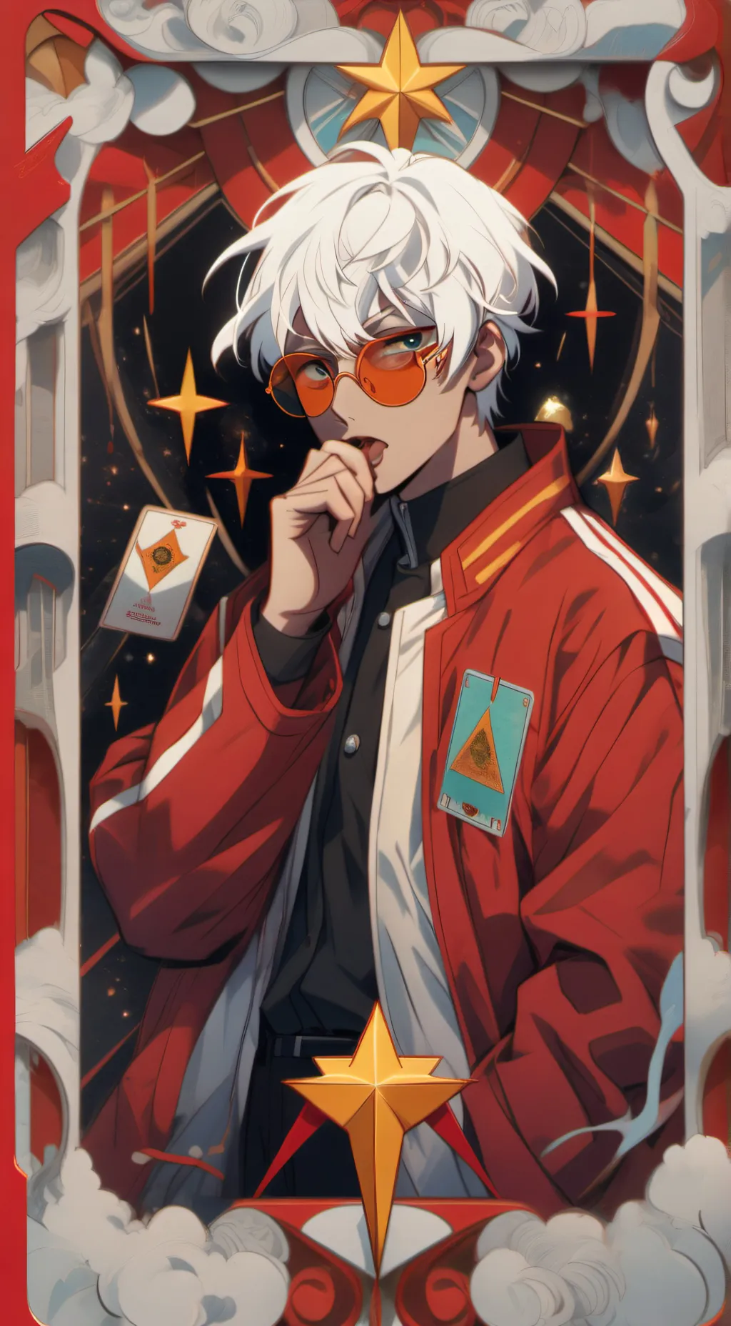 ai character: gojo background