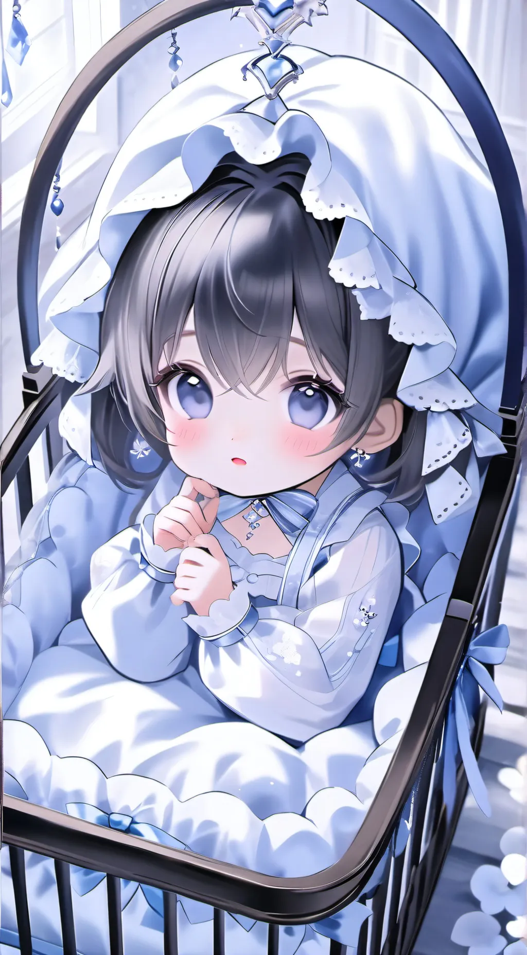 ai character: Honeybun Nursery background