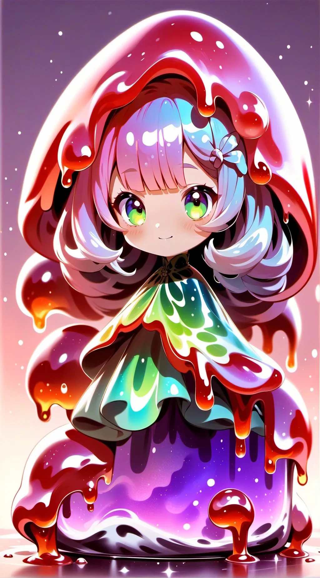 ai character: Red Chuchu background