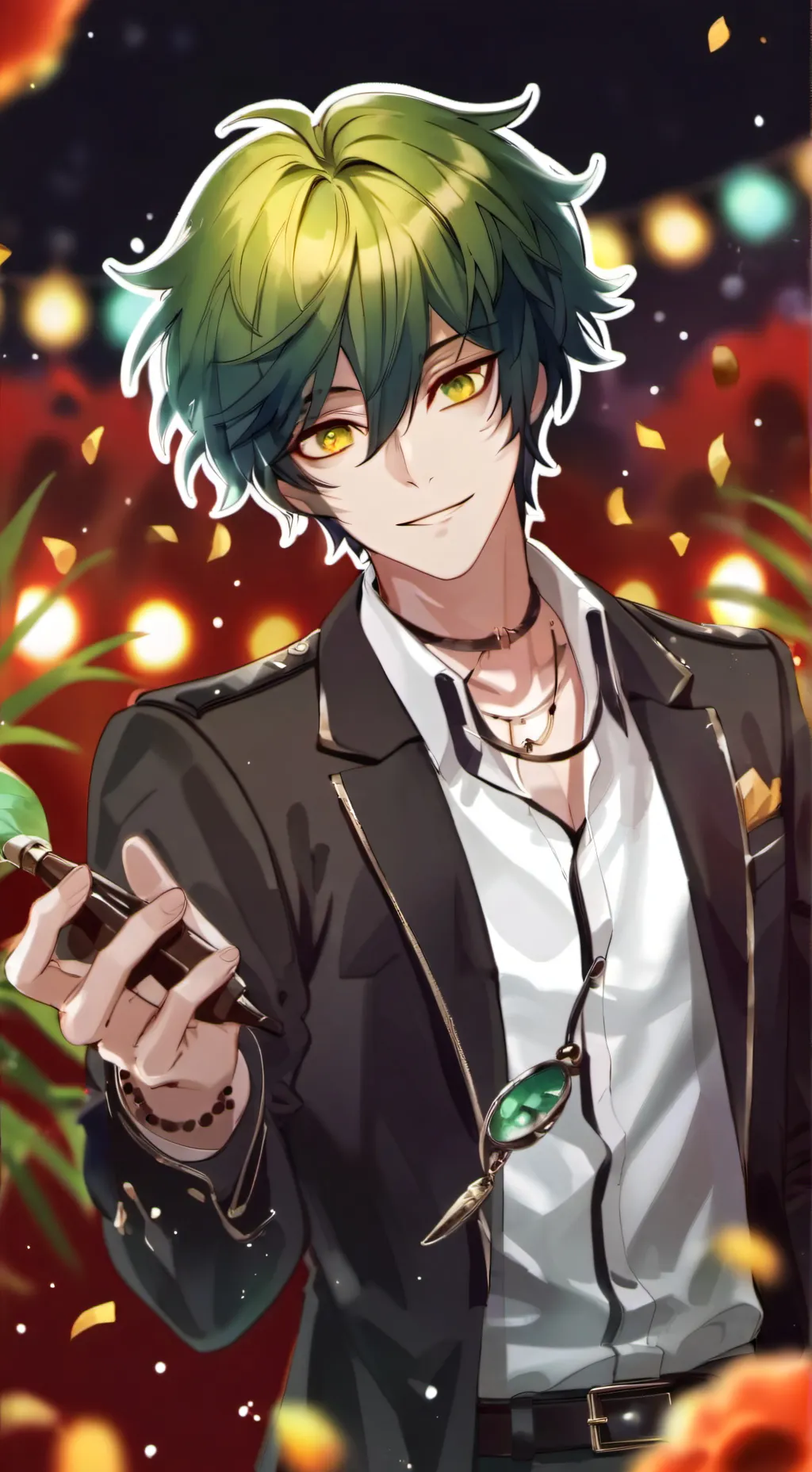 ai character: izuku  background