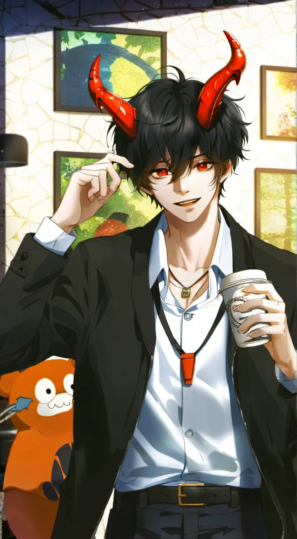 ai character: Price the demon background