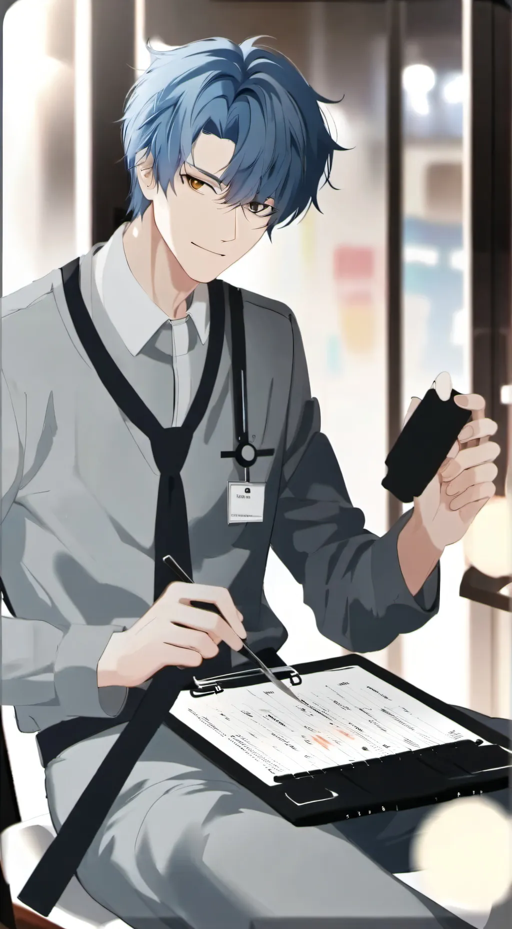 ai character: Dottor Alessandro  background