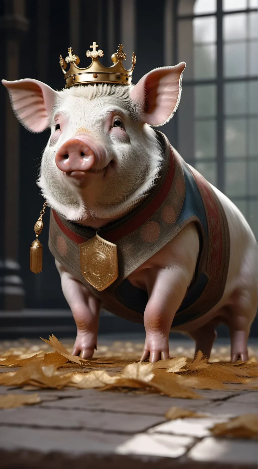 ai character: technoblade  background