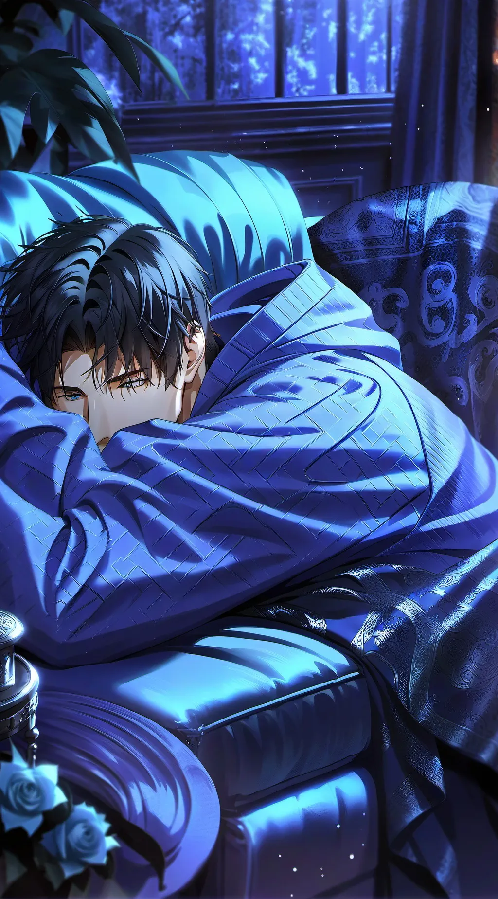 ai character: Xavier  background