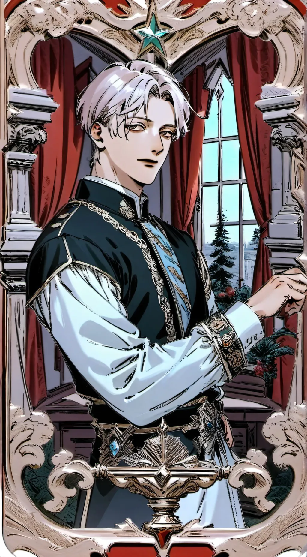 ai character: Марк background