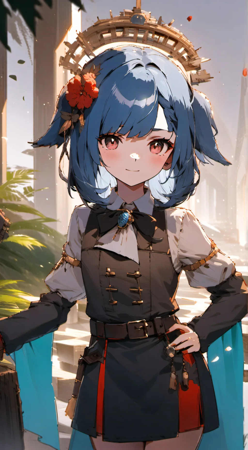 ai character: luna background