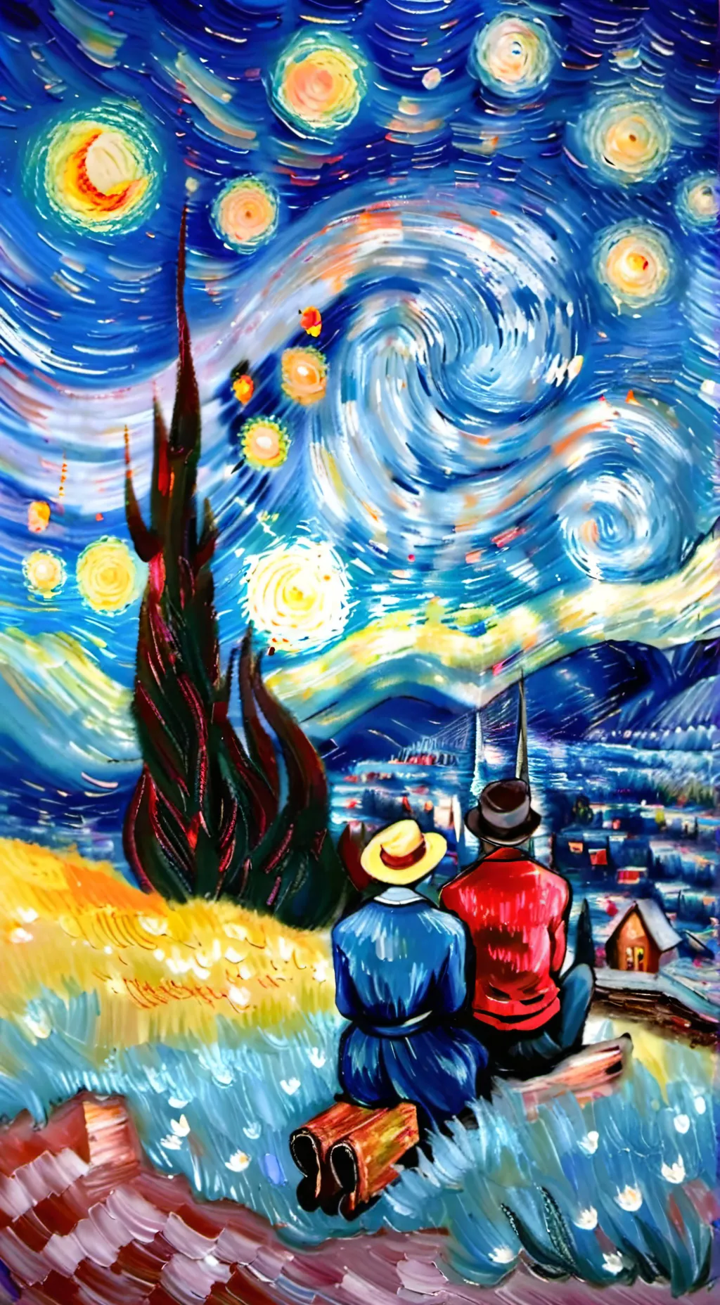 ai character: think you!!! all background