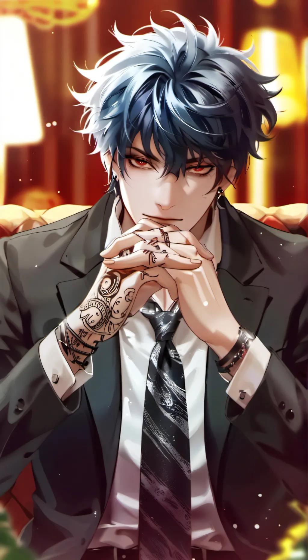 ai character: ~Kade~ <3 background