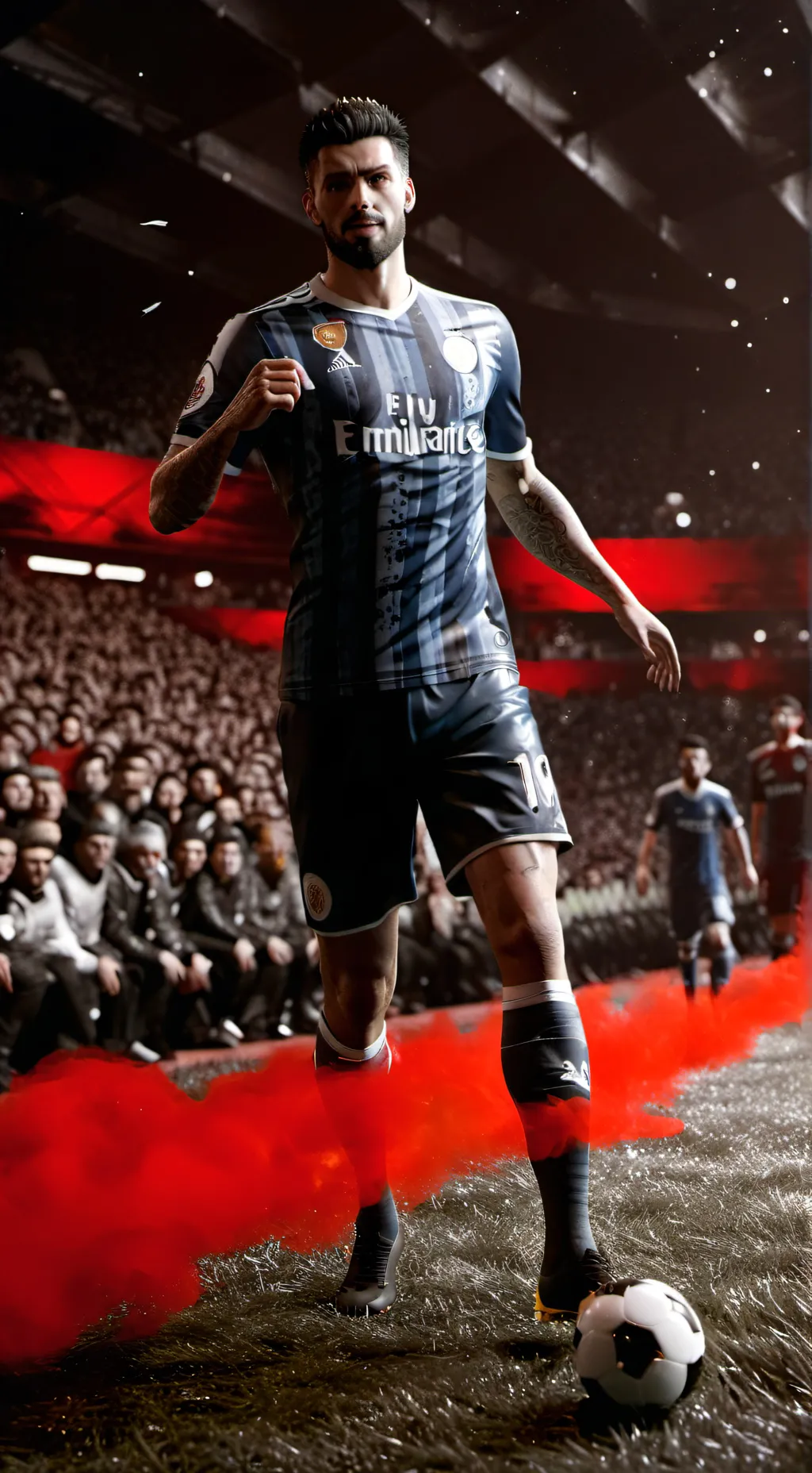 ai character: blue lock background