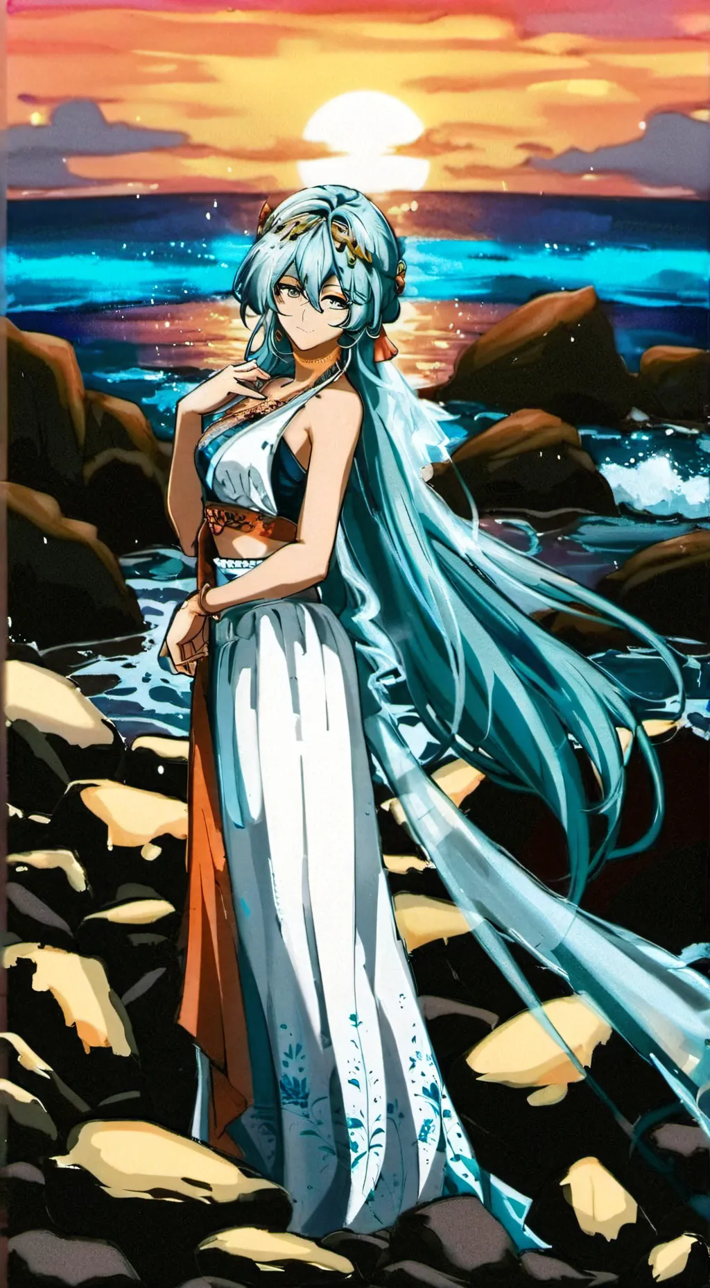 ai character: miku? background