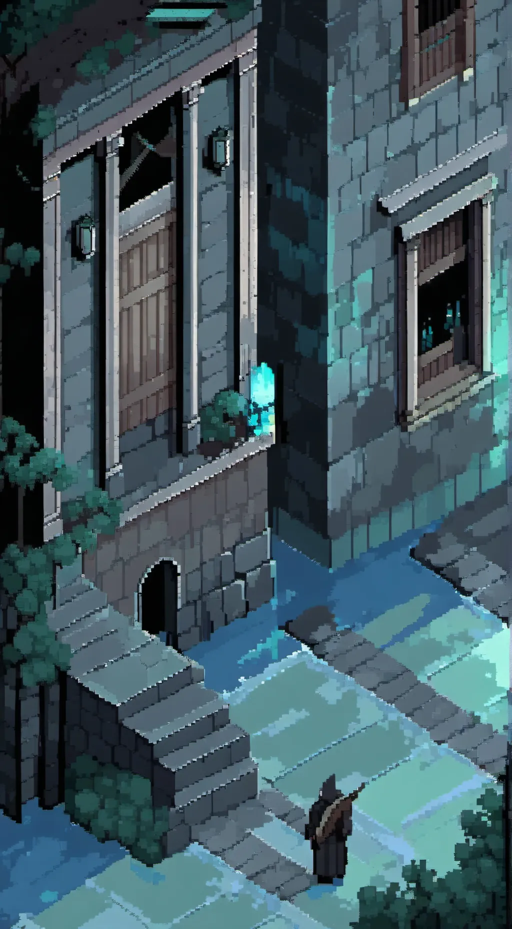 ai character: AOT × JJK background