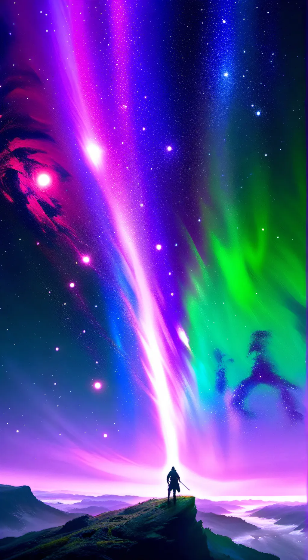 ai character: Durple x Owakcx  background