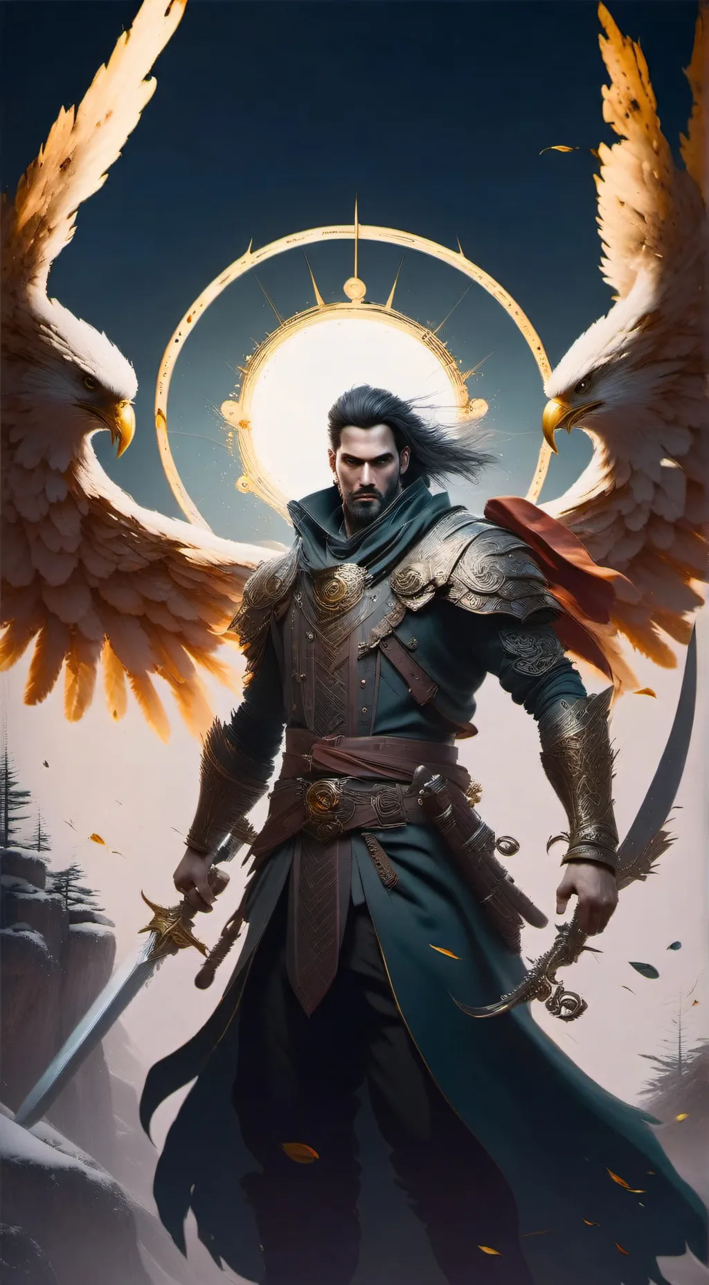 ai character: Tirano híbrido  background