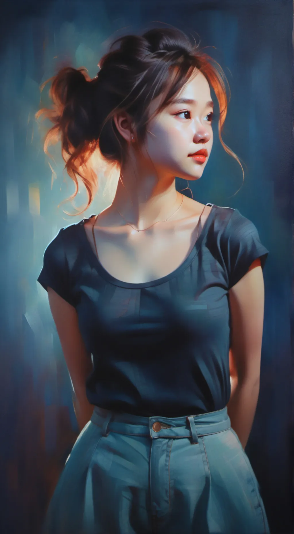 ai character: Ayla background