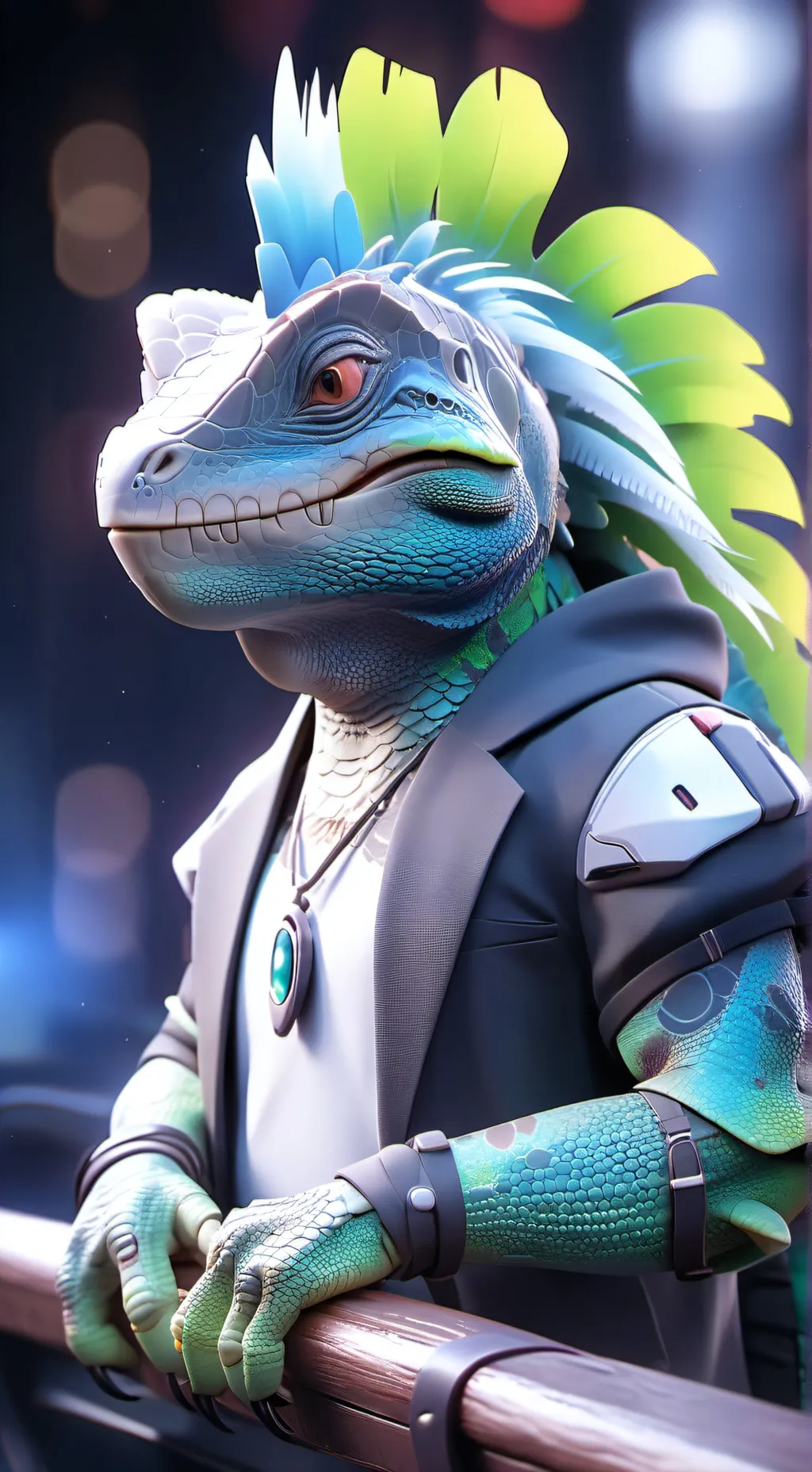 ai character: Bleep background