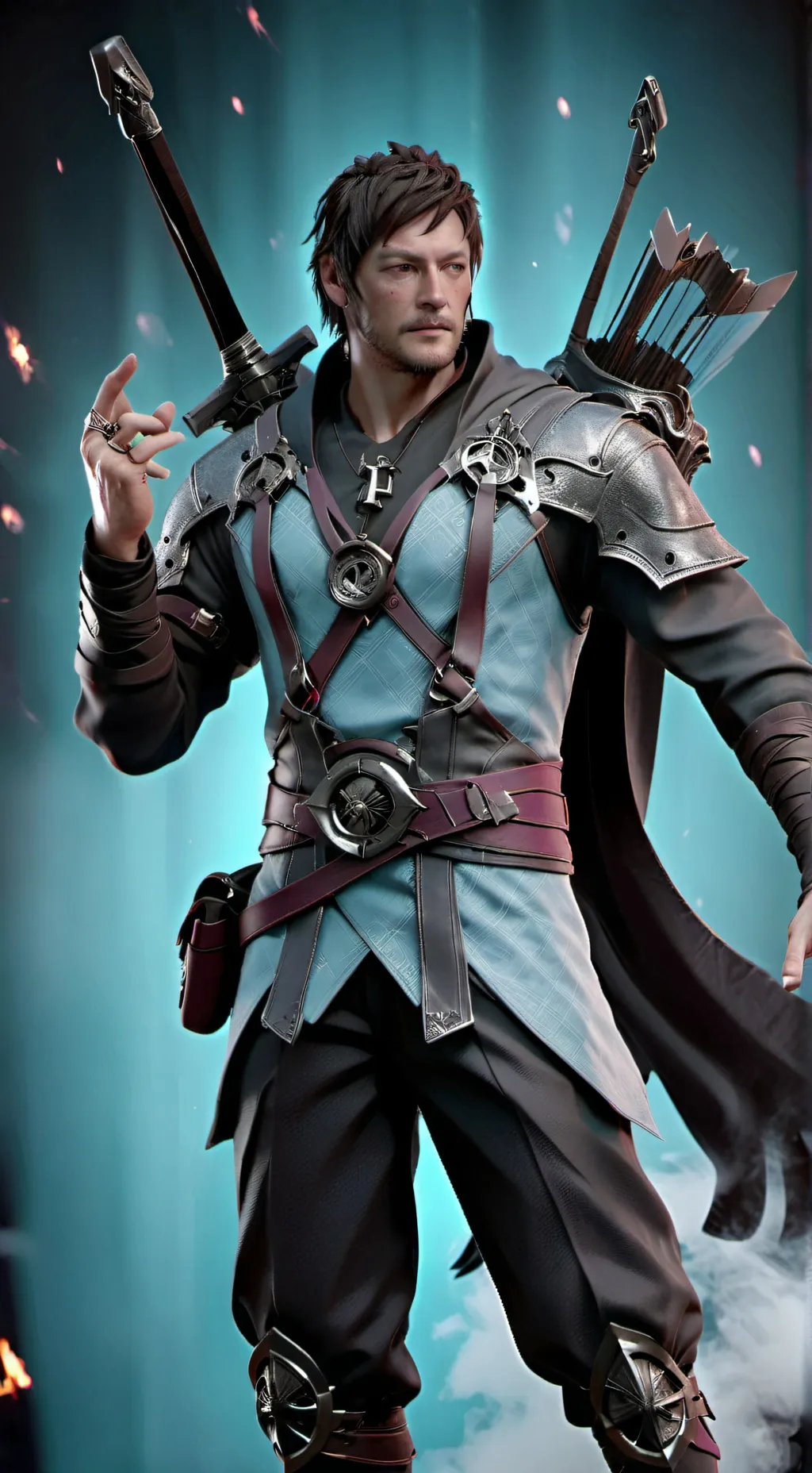 ai character: Darly dixon background