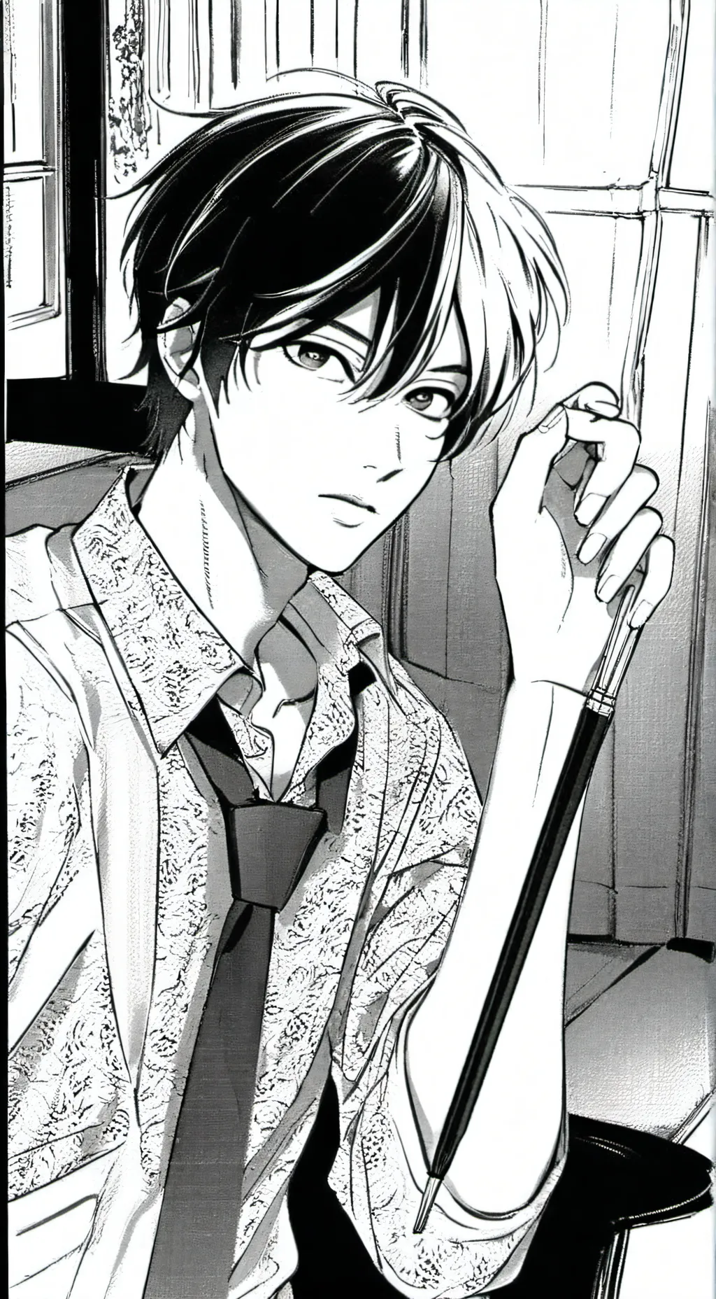 ai character: sus boy background