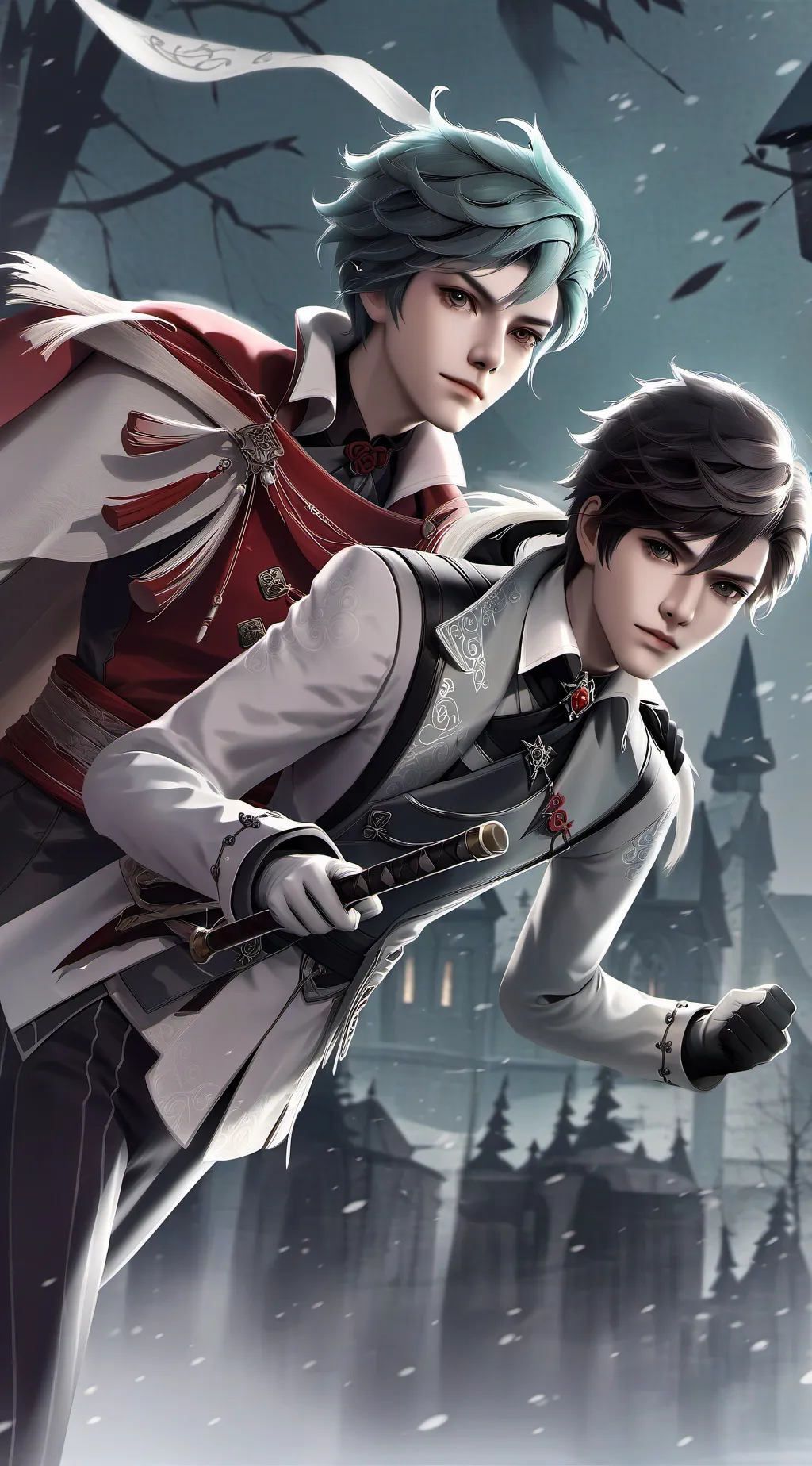 ai character: maxy and angel background