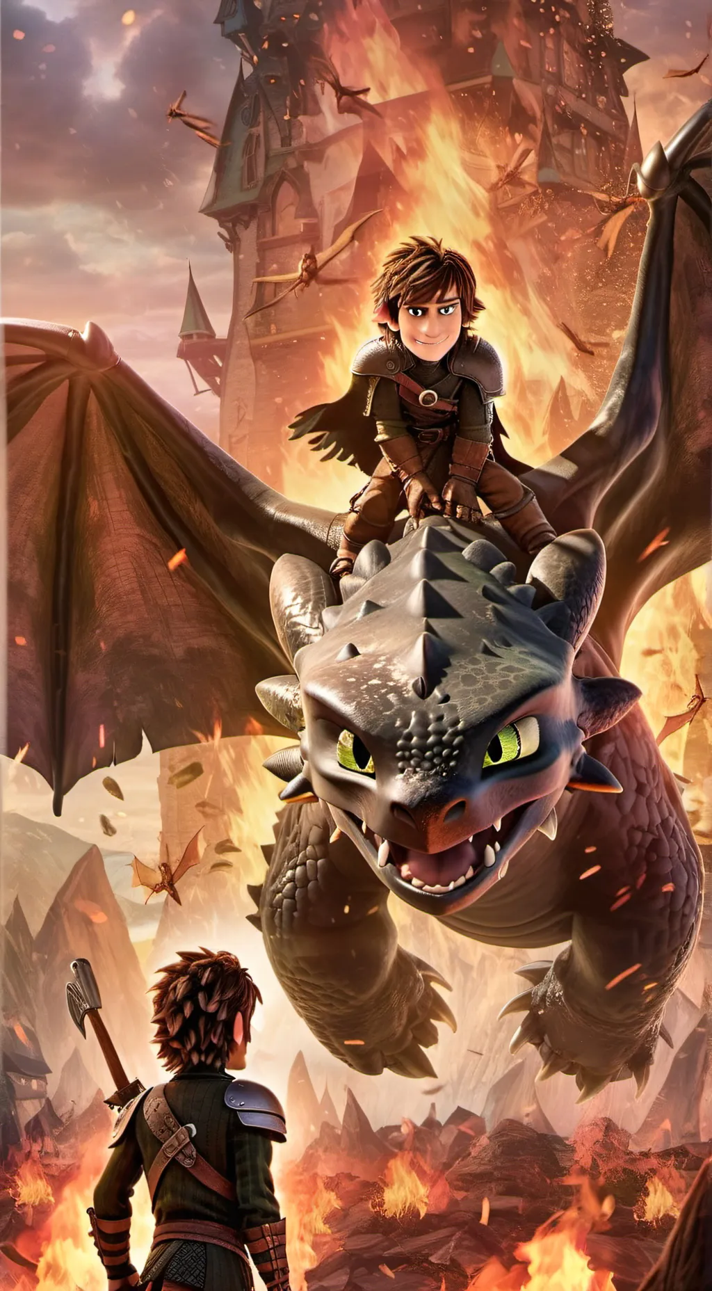 ai character: Hiccup's Villain background