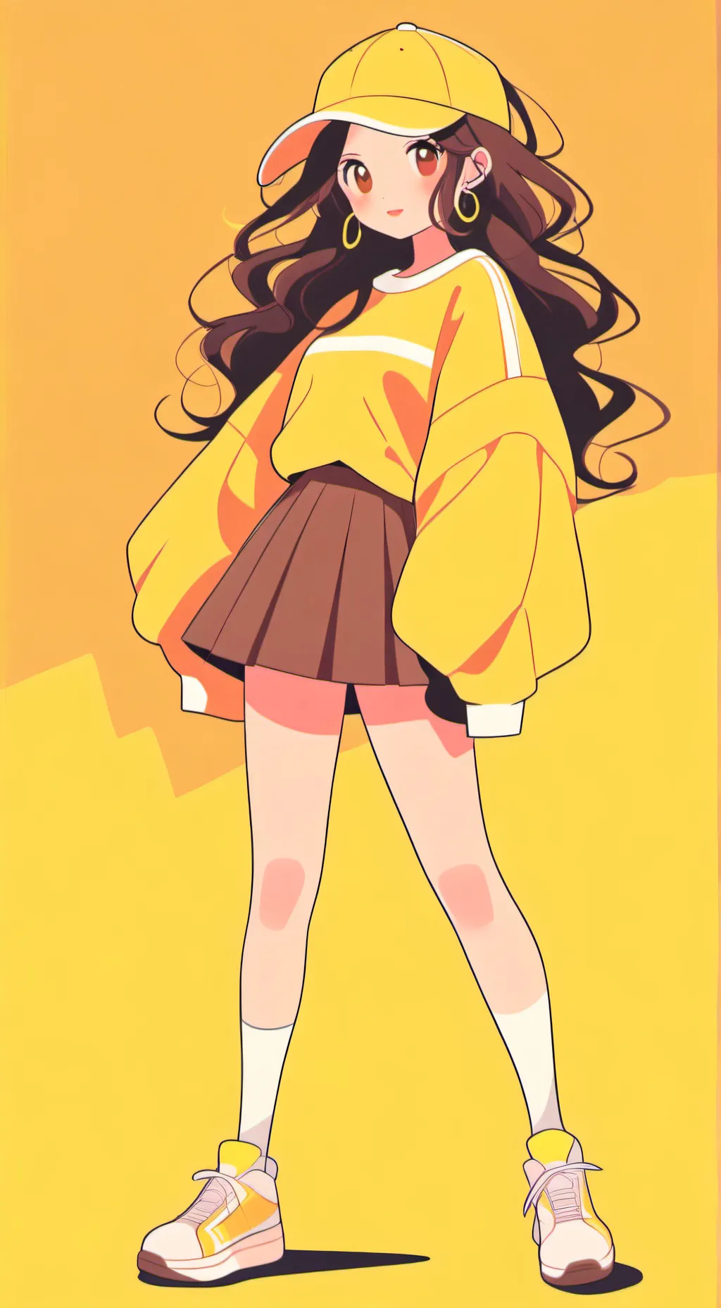 ai character: Kiana  background