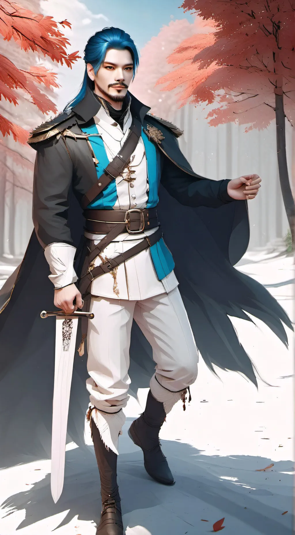 ai character: Theo background