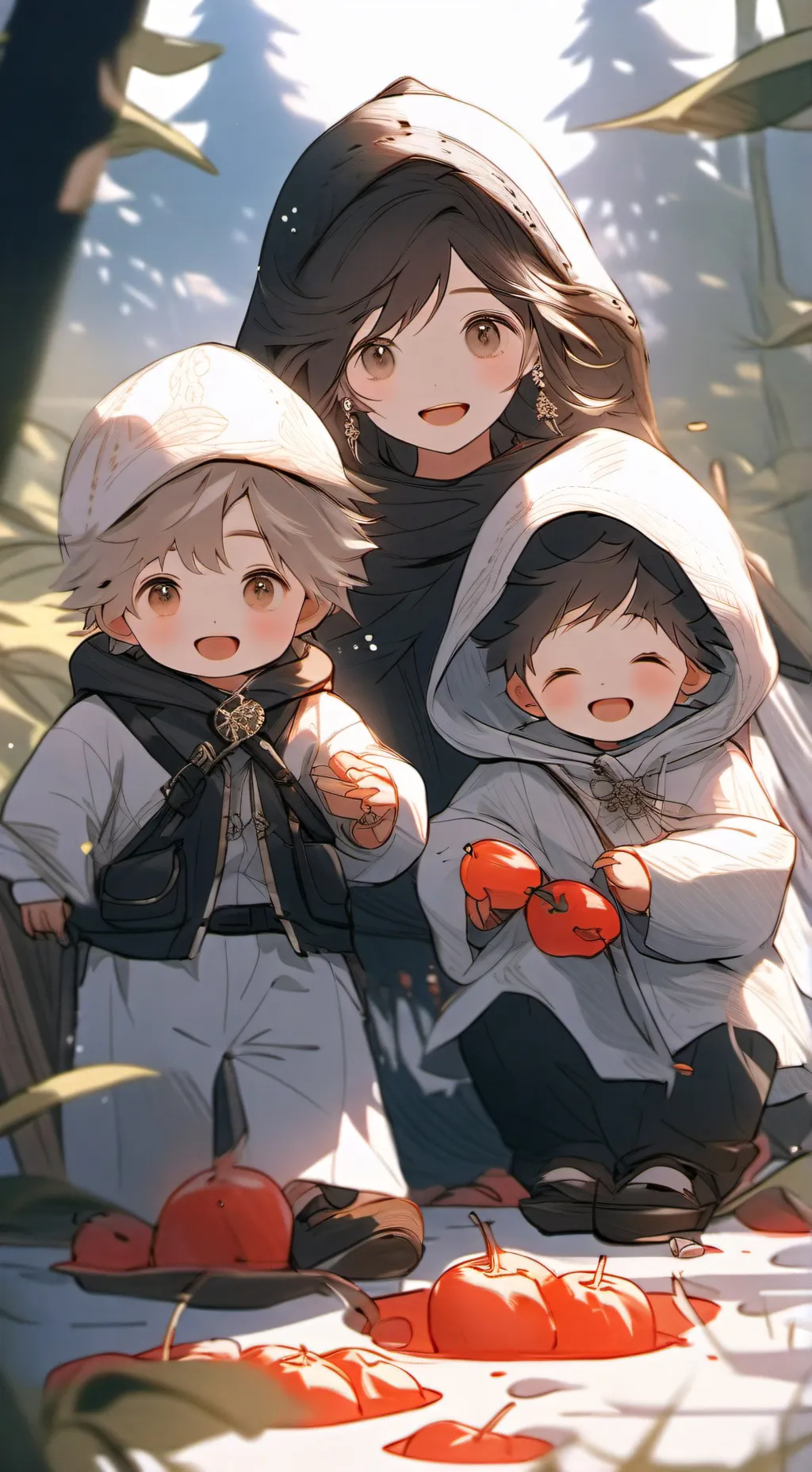 ai character: CH but babies background