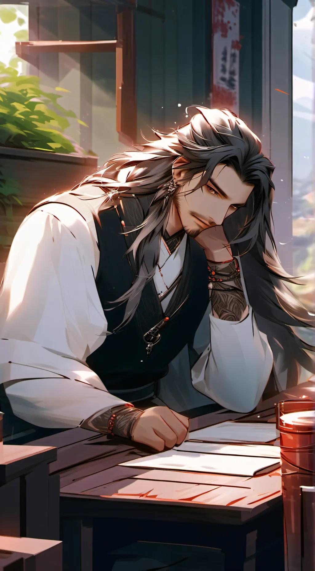 ai character: 🫦Daniel 🫦 background