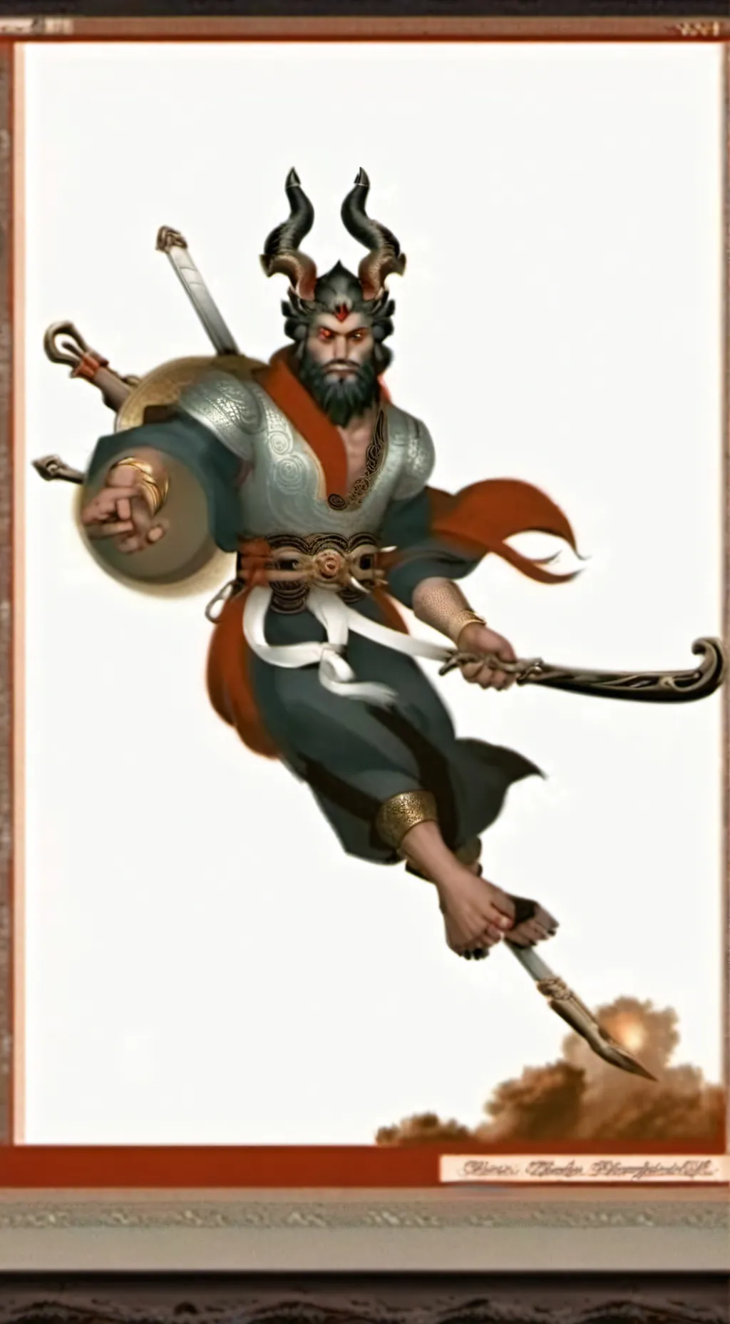 ai character: magic 3 wishes background