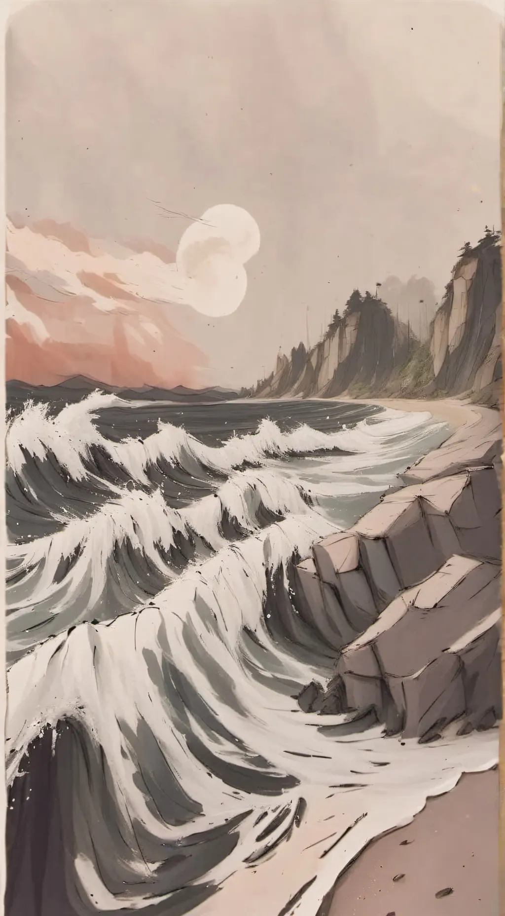 ai character: OBX💗🌅🎀✝️💋 background