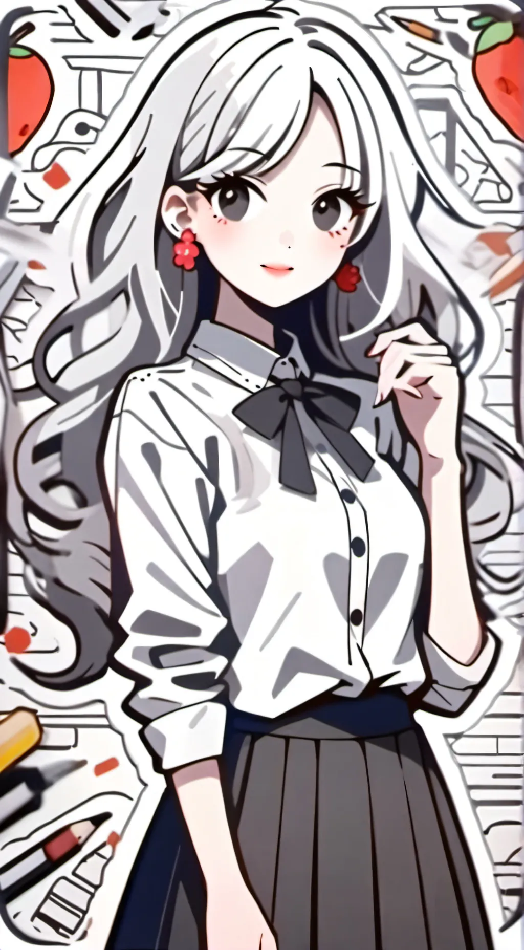 ai character: MHA your a teacher background