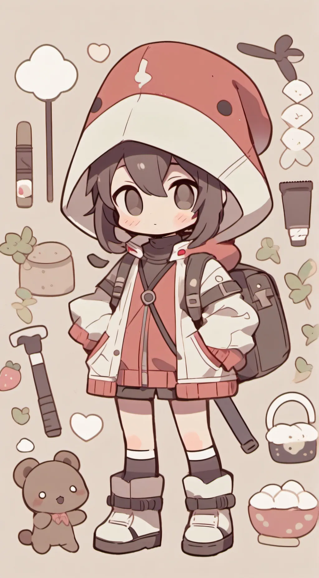 ai character: Squid Game Guards background