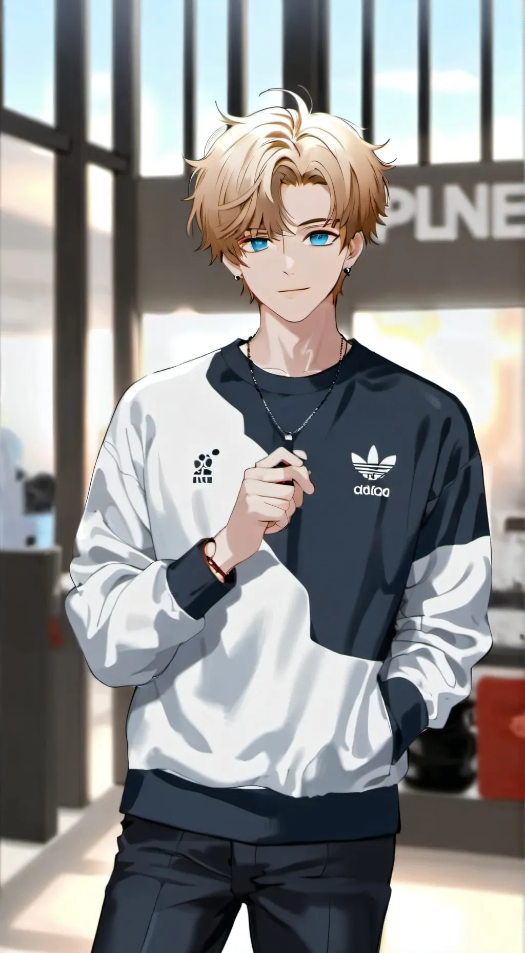 ai character: Sacha background