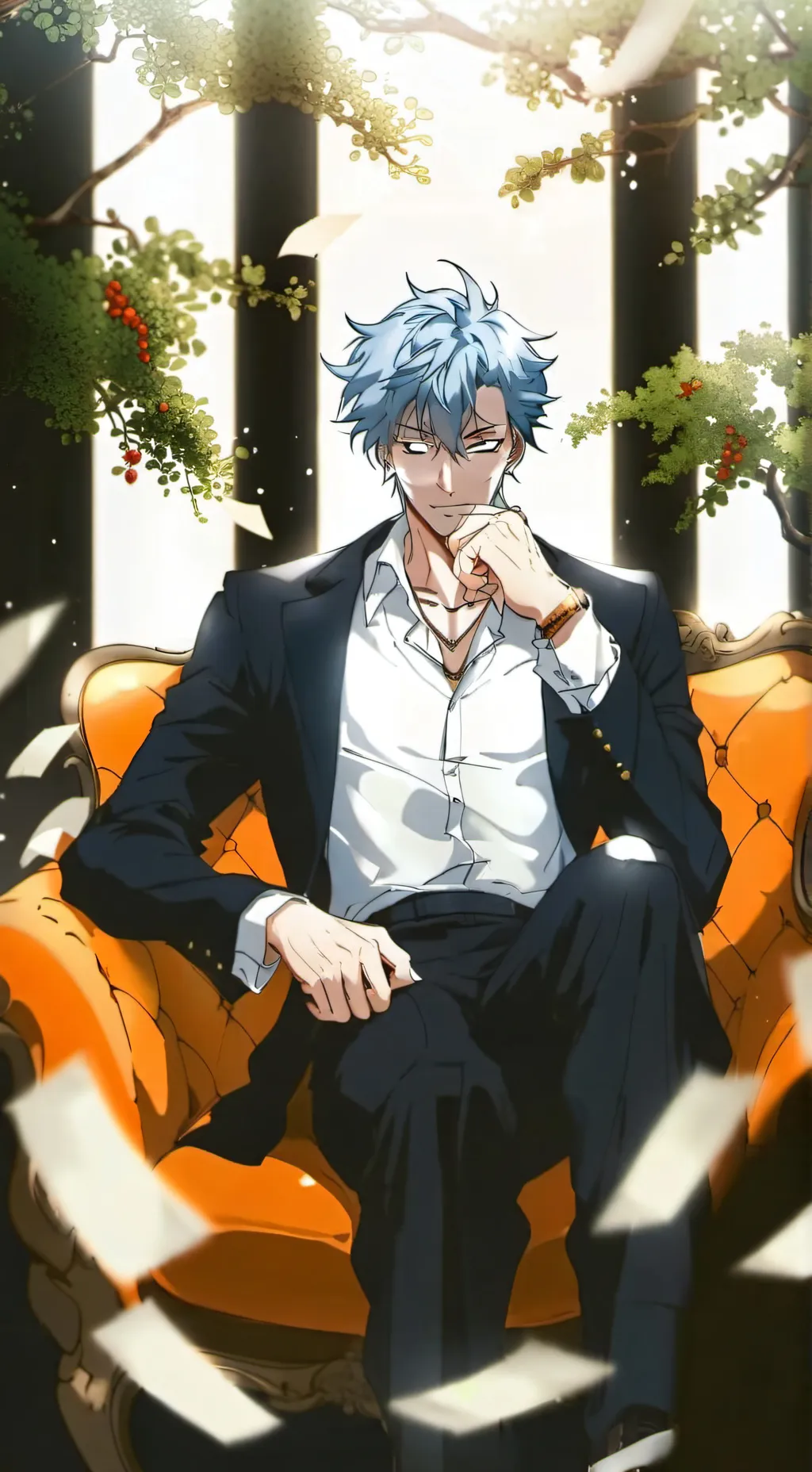 ai character: shadow  background