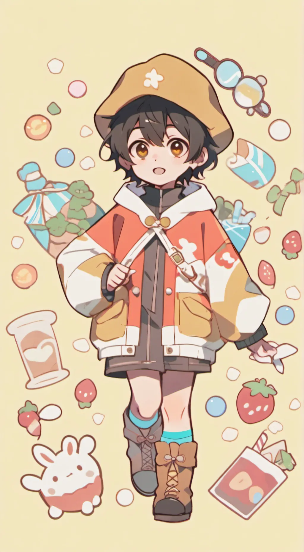 ai character: Hyunjin background