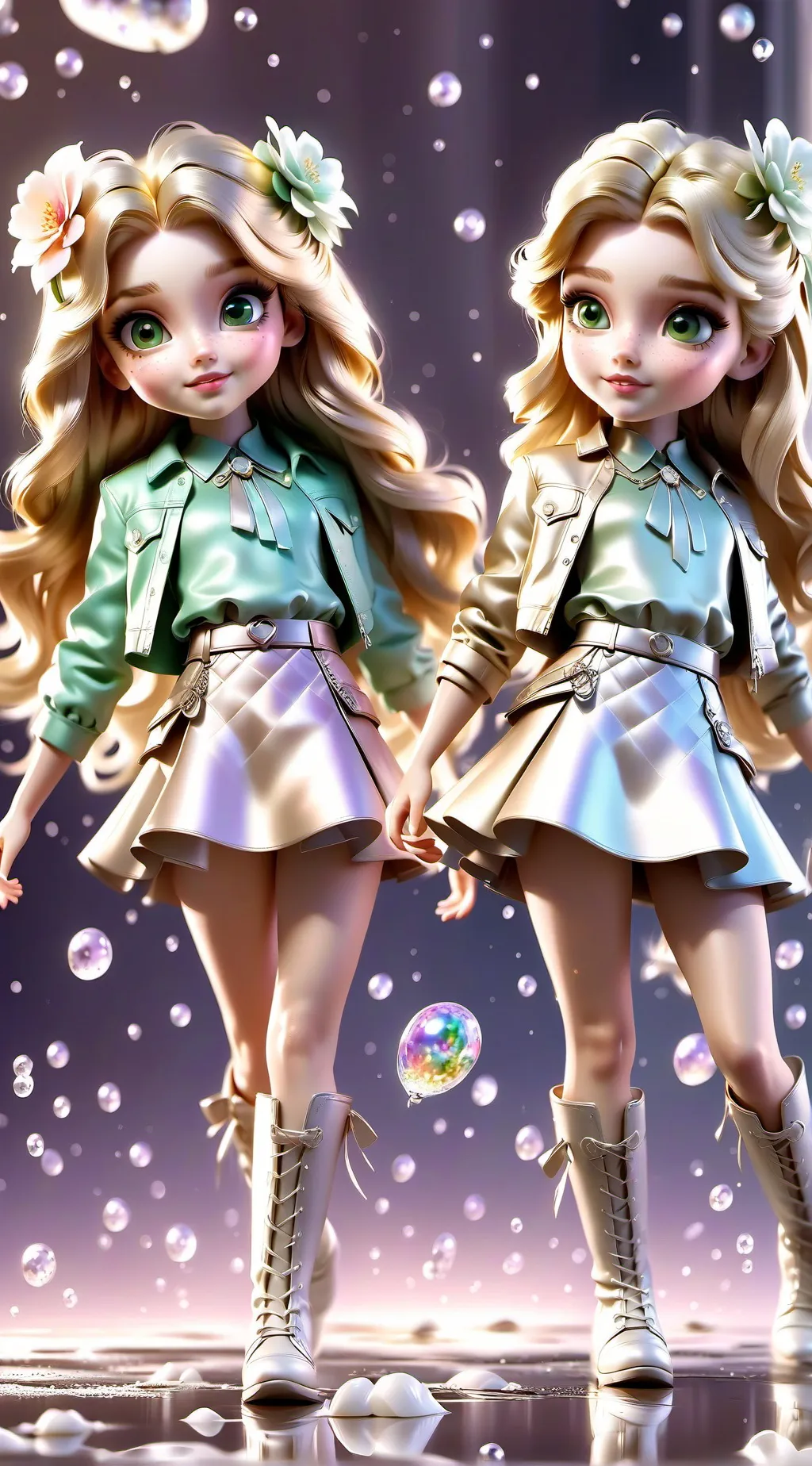 ai character: Gemini and Genesis background