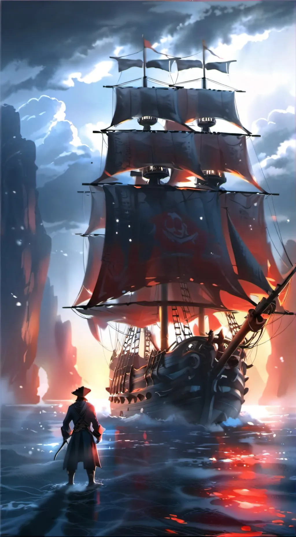 ai character: ch pirate au background