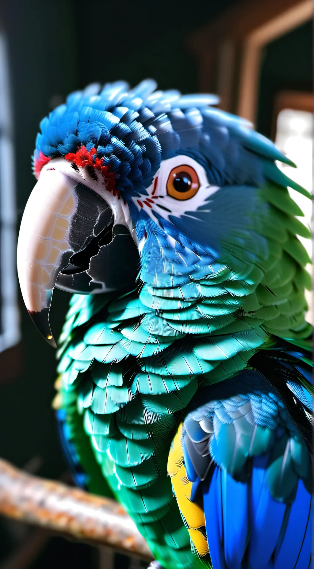 ai character: Zoom background