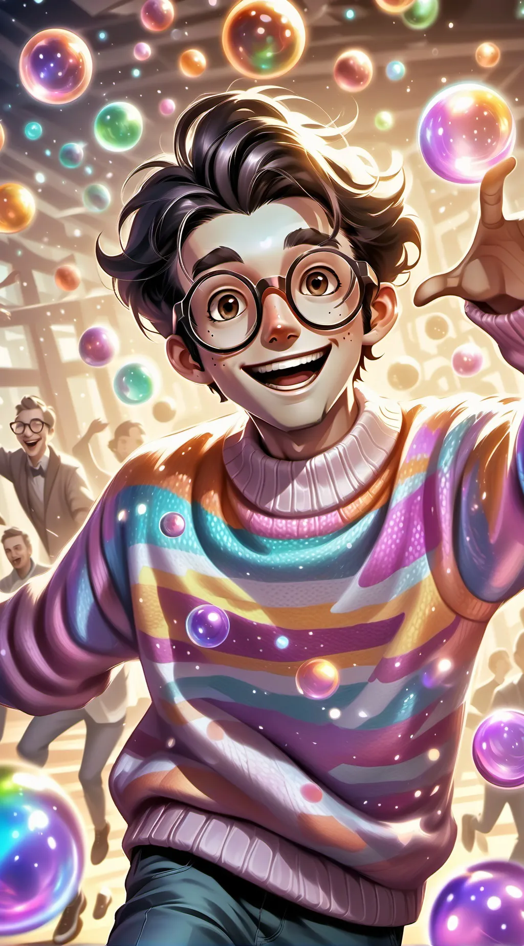 ai character: Dr. Skibidi background