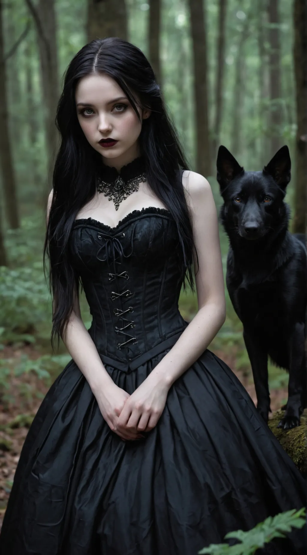 ai character: Merlina background