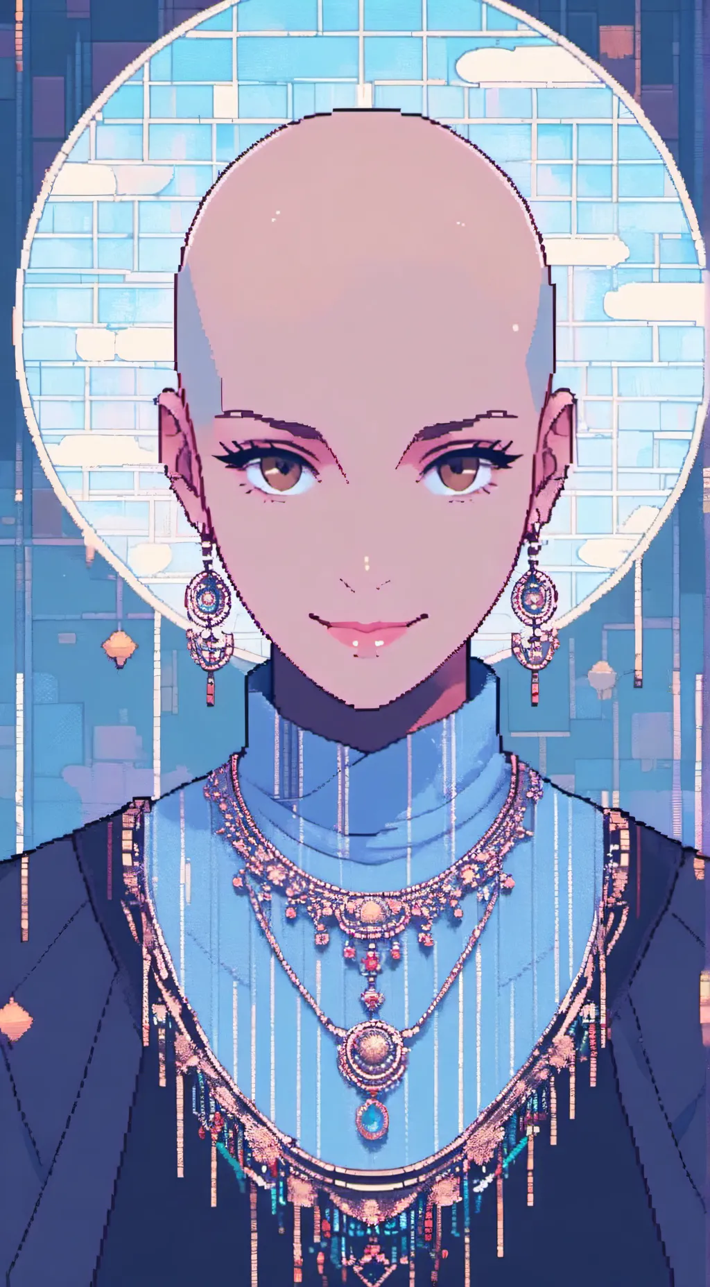 ai character: world burn background