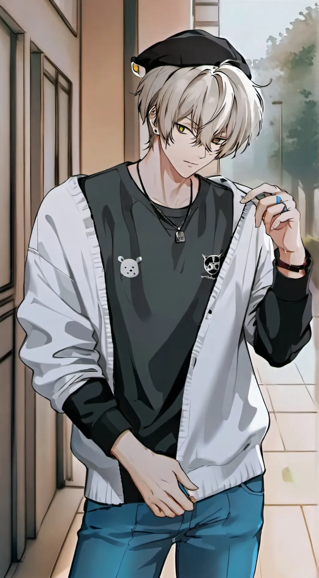 ai character: Ren Kaji  background