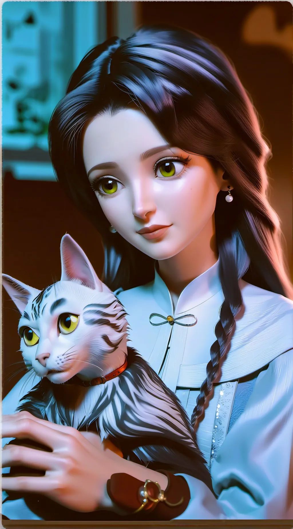 ai character: Miki background