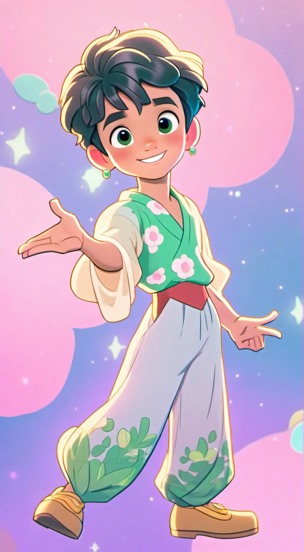 ai character: mark background