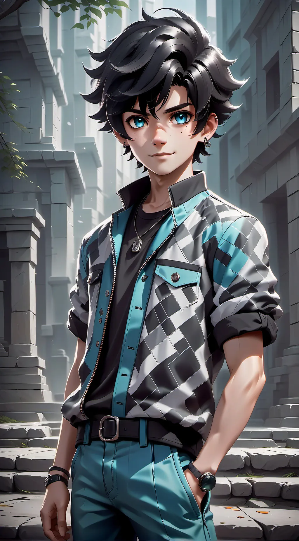 ai character: Alez background