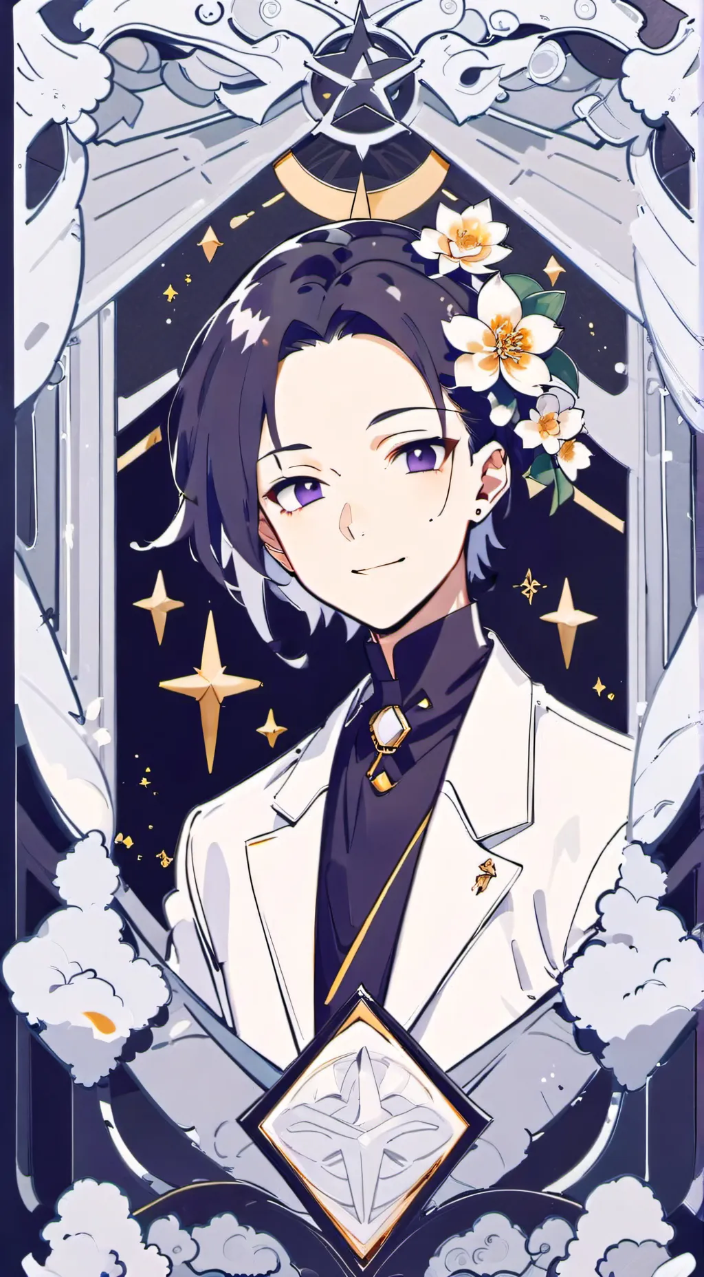 ai character: Sus Shinobu  background