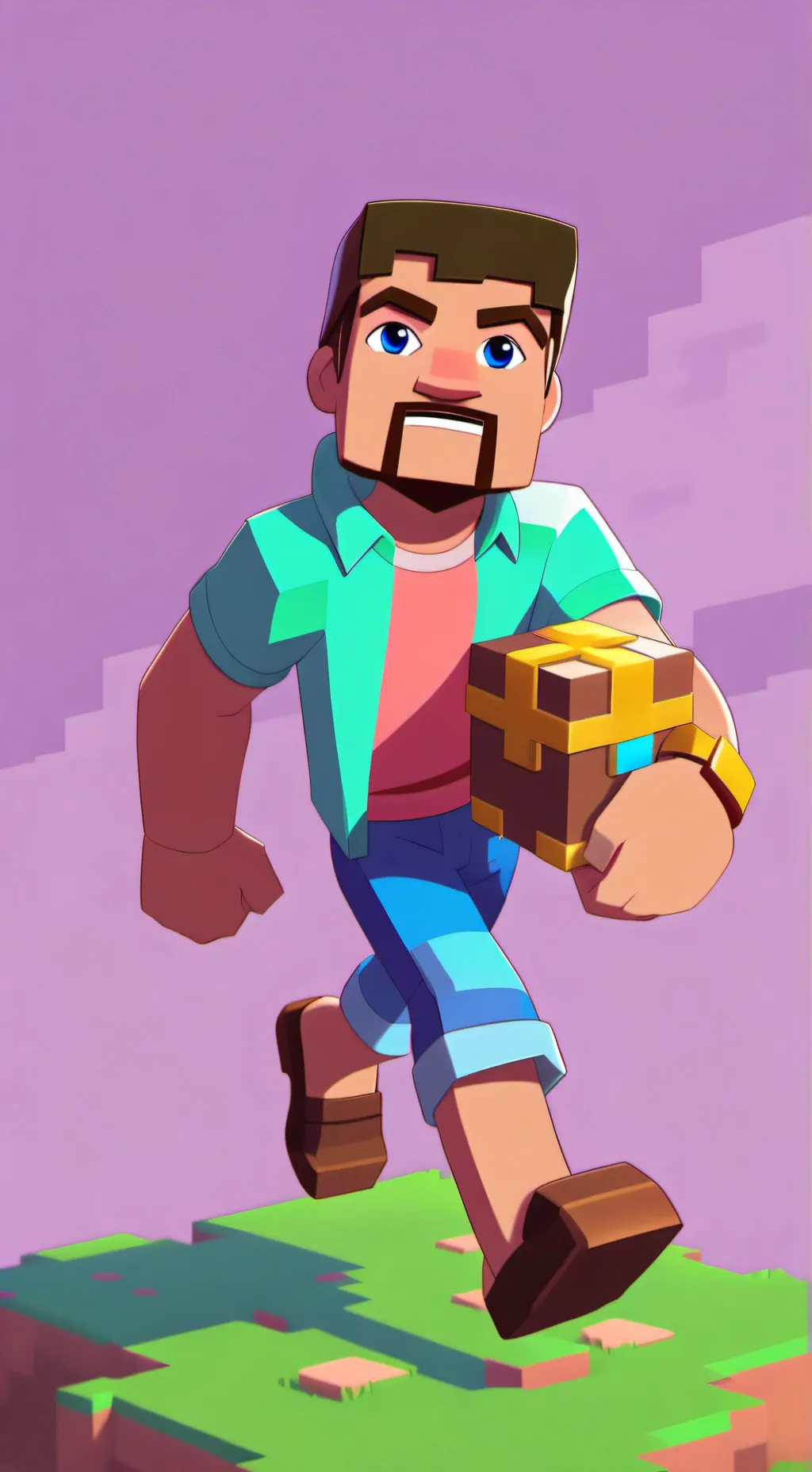 ai character: Steve background