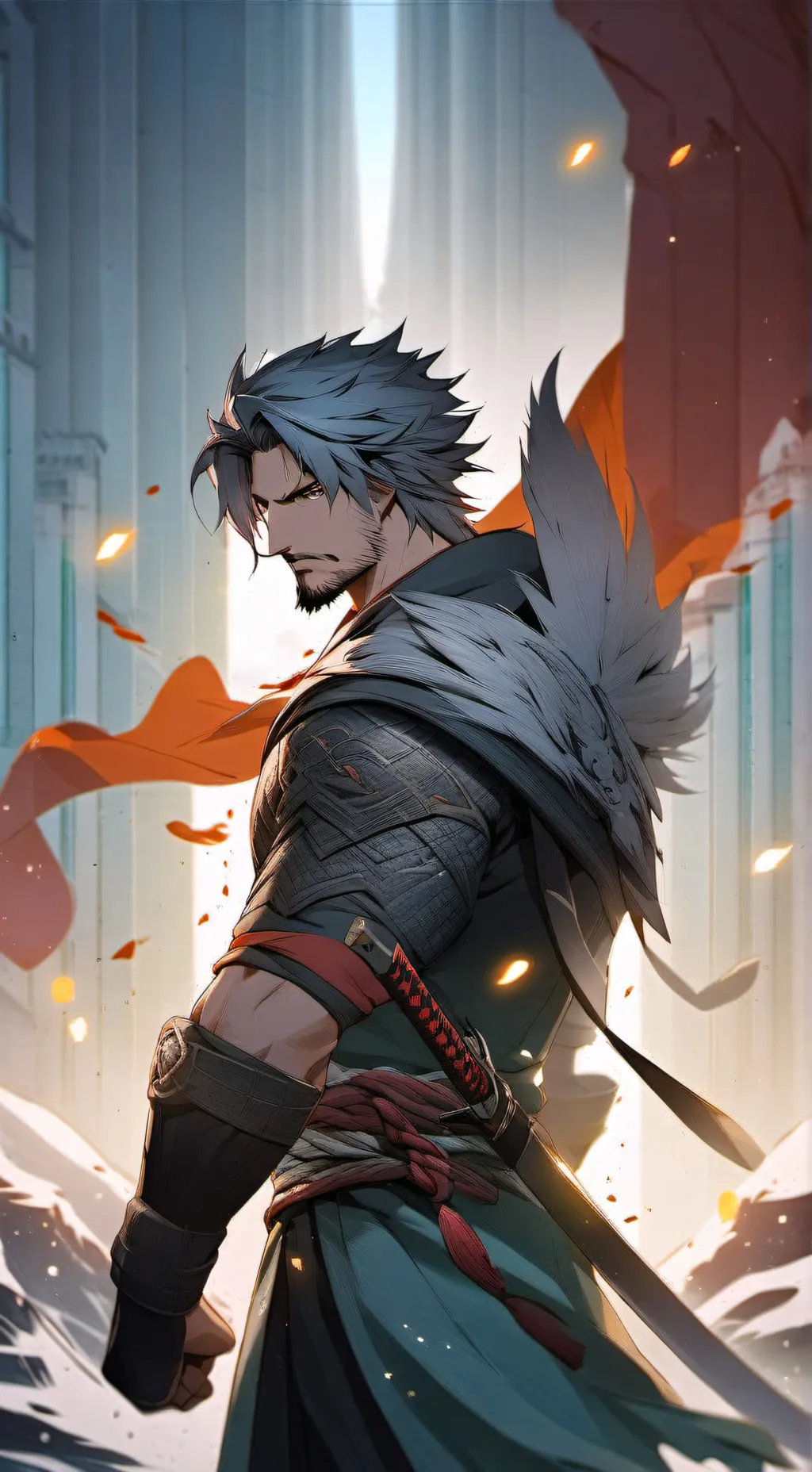 ai character: Claude  background