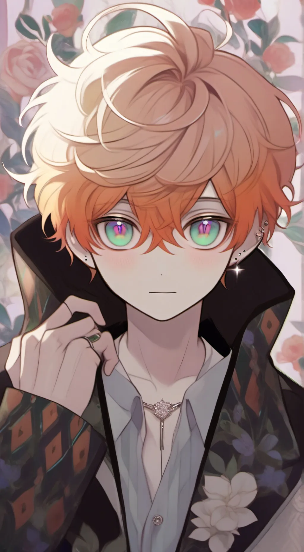 ai character: Tpoppy  background