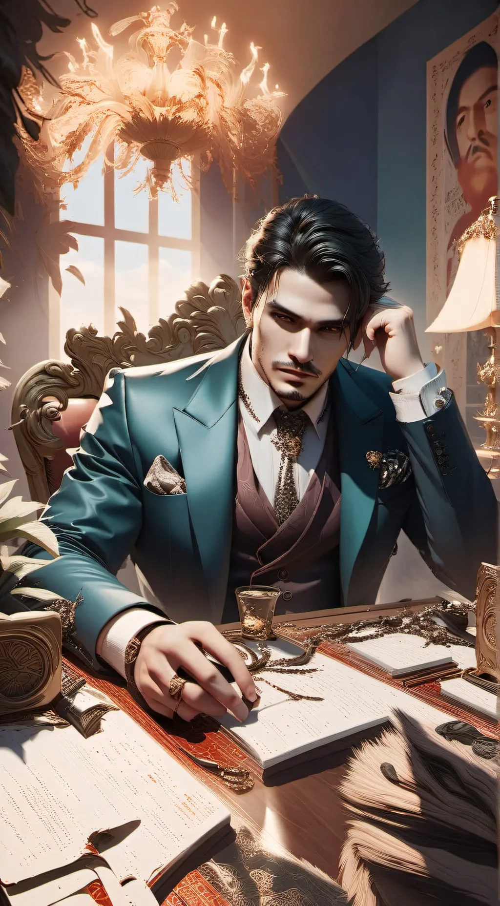 ai character: Damian Wayne👍 background