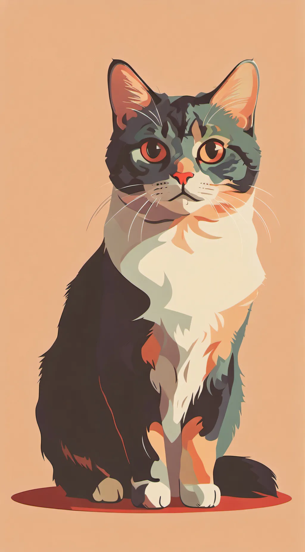 ai character: 🎭rnd X scraps🐱 background